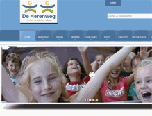Tablet Screenshot of herenwegschool.nl